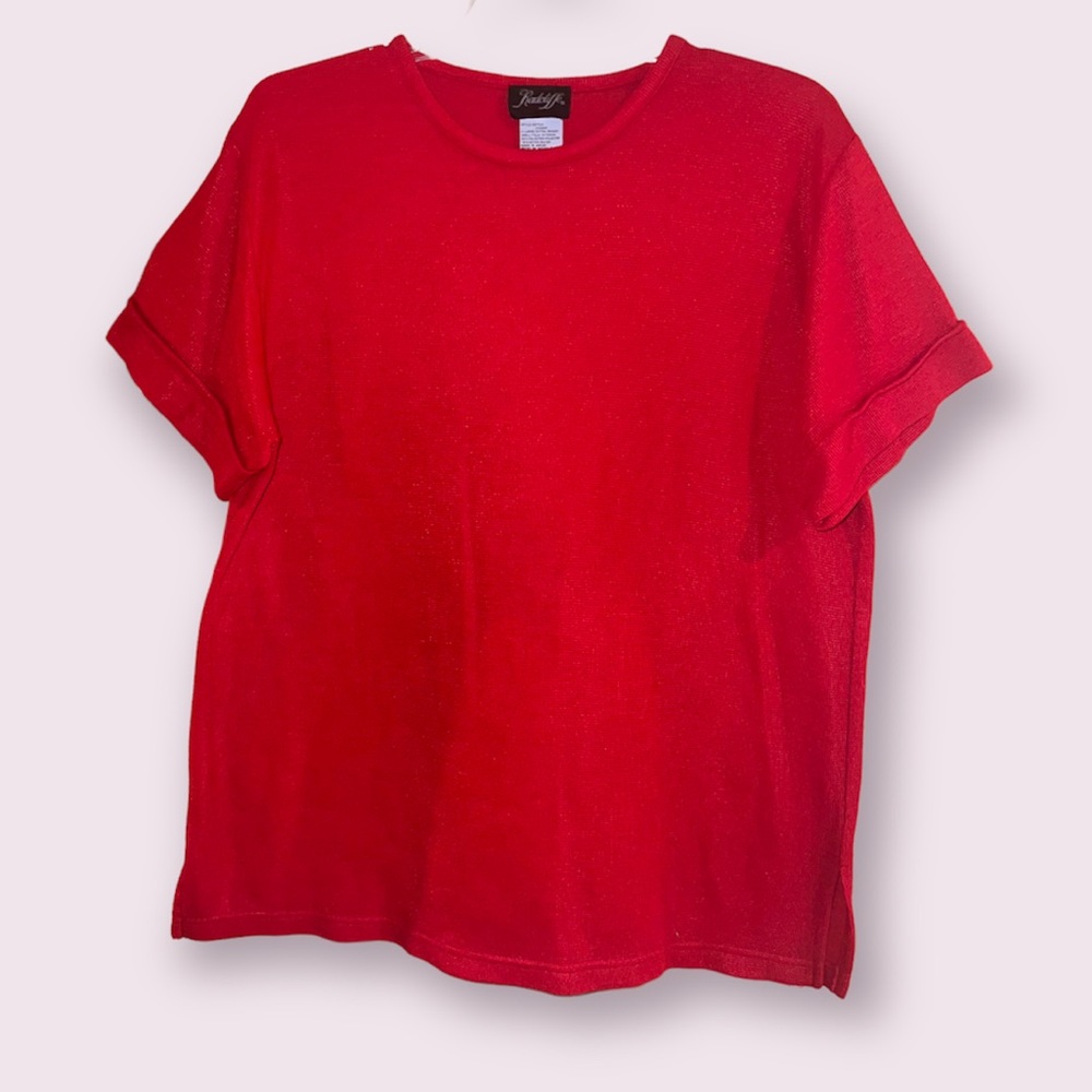 Vintage Radcliffe Red Short Sleeve Shirt